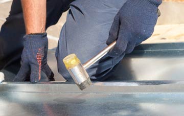 Rumbush metal flat roofing repairs